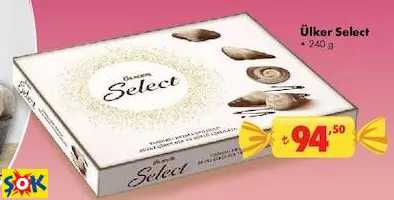 ÜLKER SELECT BAYRAM ÇİKOLATASI-ŞEKERİ ÜLKER SELECT BAYRAM ÇİKOLATASI-ŞEKERİ